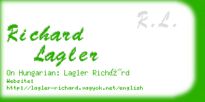 richard lagler business card